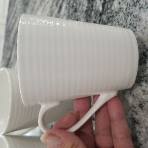 Set of four coffee cups